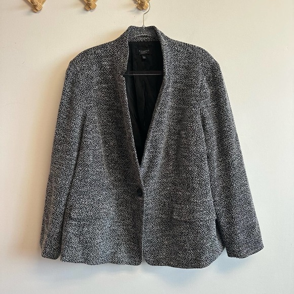 Talbots Black and White Blazer - Picture 4 of 12